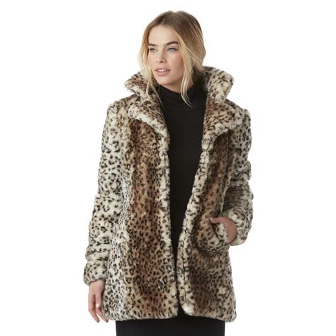 faux fur leopard coat women|faux leopard coat on sale.